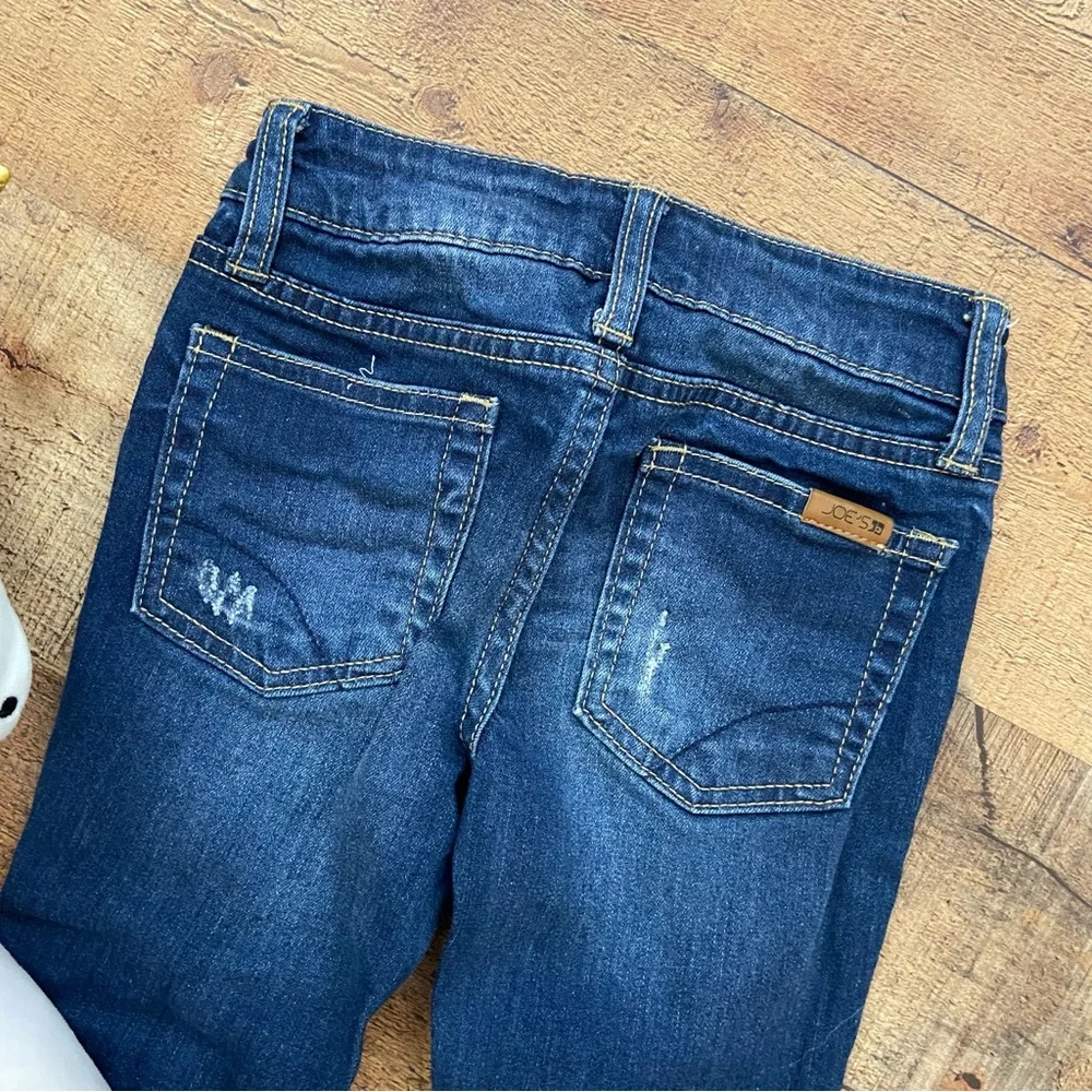 JEANS JOE’S Skinny Distressed Ankle JEANS Adjustable Waist